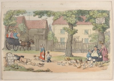Planche 32, du Monde en miniature, 1816 - Thomas Rowlandson