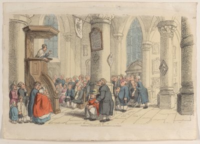 Planche 38, du Monde en miniature, 1816 - Thomas Rowlandson