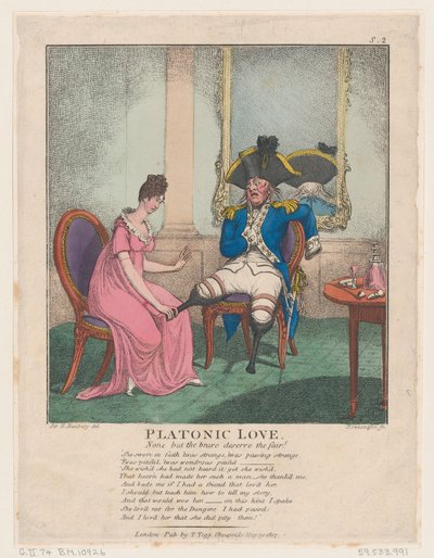 Amour platonique, 30 mai 1807 - Thomas Rowlandson
