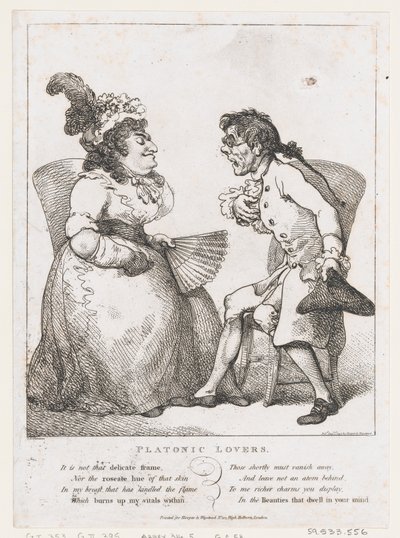 Amants Platoniques, 1er août 1797 - Thomas Rowlandson