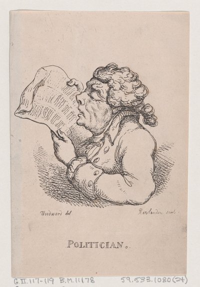 Politicien, avril 1808 - Thomas Rowlandson