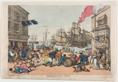 Portsmouth Point - Thomas Rowlandson