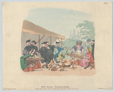 Foire aux pots Cambridge, 1er mai 1803 - Thomas Rowlandson