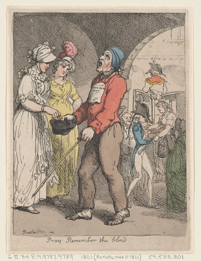 Souvenez-vous des aveugles, 1801 - Thomas Rowlandson