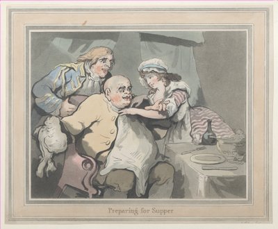 Préparation pour le souper - Thomas Rowlandson