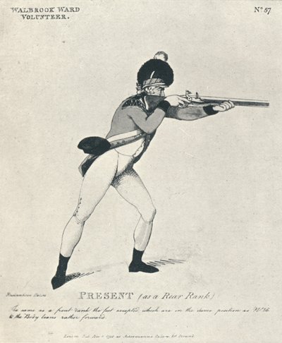 Présent comme un rang arrière, 1798 - Thomas Rowlandson