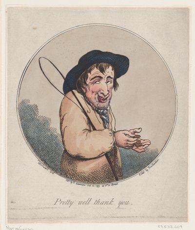 Assez bien merci, 20 octobre 1799 - Thomas Rowlandson