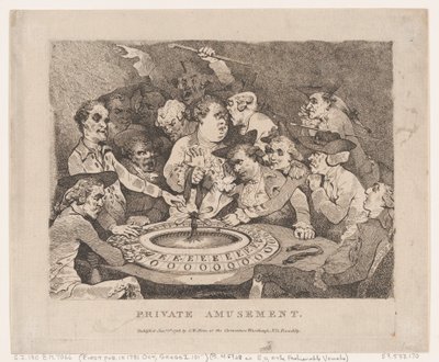 Divertissement privé, 1er janvier 1786 - Thomas Rowlandson
