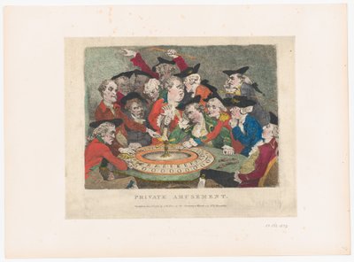 Divertissement privé, 1er janvier 1786 - Thomas Rowlandson