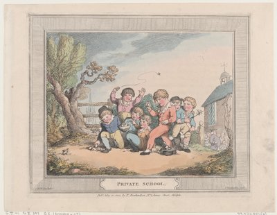 École privée, 10 mai 1802 - Thomas Rowlandson