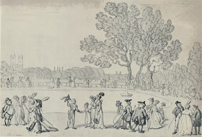 Promenade dans le Green Park, 1808, 1920 - Thomas Rowlandson