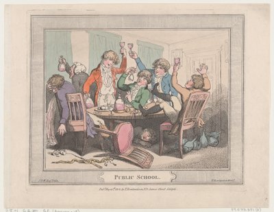 École publique, 10 mai 1802 - Thomas Rowlandson
