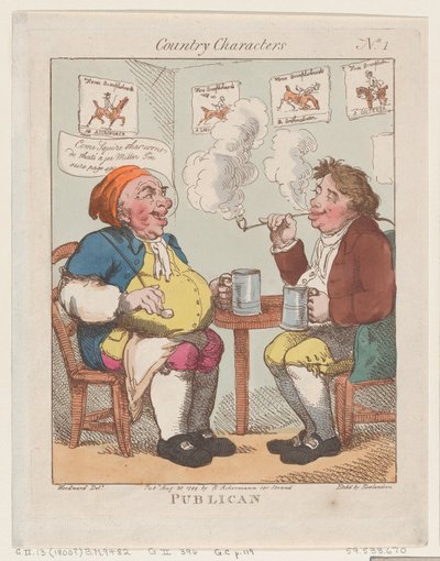 Publicain, 30 août 1799 - Thomas Rowlandson
