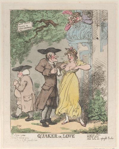 Quaker amoureux - Thomas Rowlandson