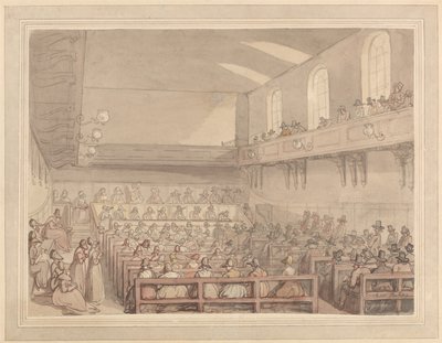 Réunion des Quakers - Thomas Rowlandson