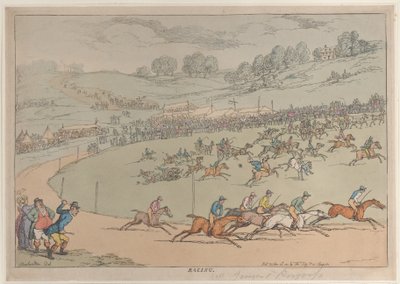 Course, 20 octobre 1811 - Thomas Rowlandson