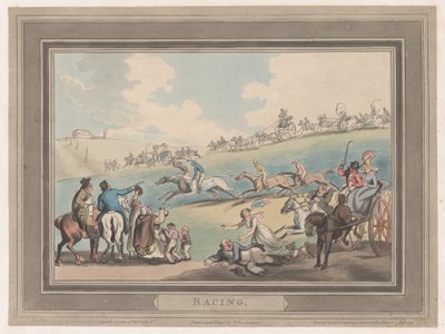 Course [Le Départ], 1er janvier 1799 - Thomas Rowlandson