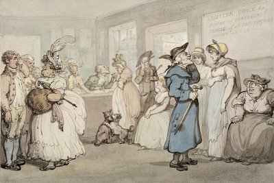 Bureau de placement pour les domestiques, c.1805 - Thomas Rowlandson