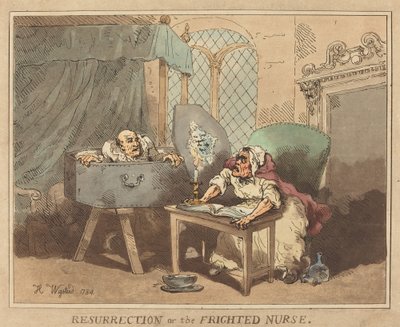 Résurrection, ou La Nourrice effrayée - Thomas Rowlandson