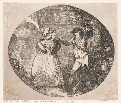 Retour de la chasse, 1786 - Thomas Rowlandson