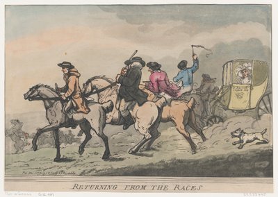 Retour des courses, 1er décembre 1791 - Thomas Rowlandson