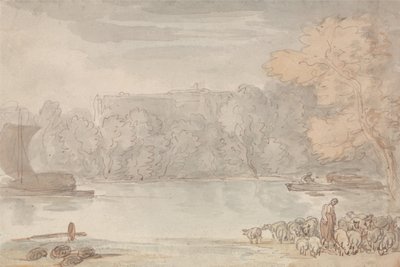 Scène fluviale (La Tamise à Eton ) - Thomas Rowlandson