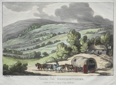 Esquisses de Rowlandson de la nature : Taunton Vale, Somersetshire - Thomas Rowlandson