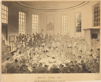 Royal Cock Pit - Thomas Rowlandson