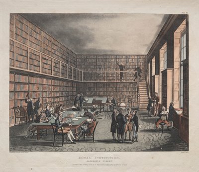 Institution royale, rue Albemarle - Thomas Rowlandson