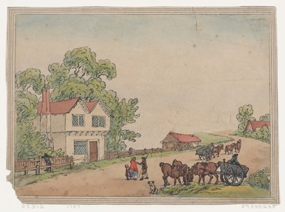 Esquisse rustique - Thomas Rowlandson