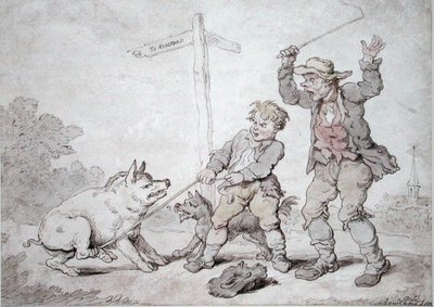 Rusty Bacon (Entêtement et persuasion) - Thomas Rowlandson