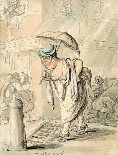 Triste temps pluvieux - Thomas Rowlandson