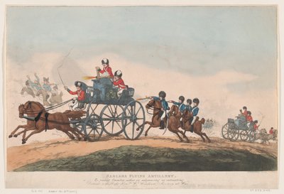 Artillerie volante de Sadler, 3 septembre 1798 - Thomas Rowlandson