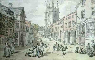 Saint Austle, Cornouailles - Thomas Rowlandson