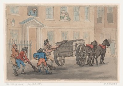 Chariot de chiffonnier, 1788 - Thomas Rowlandson