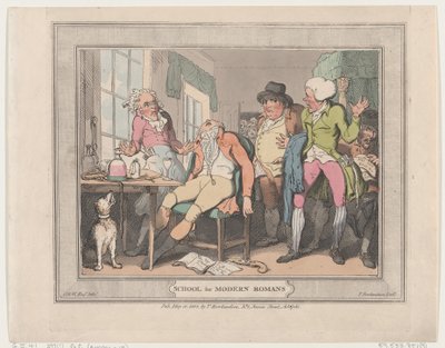 École pour Romains modernes, 10 mai 1802 - Thomas Rowlandson