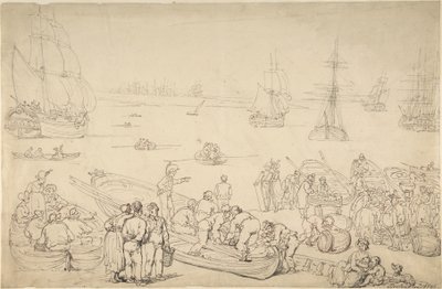Port maritime - Thomas Rowlandson