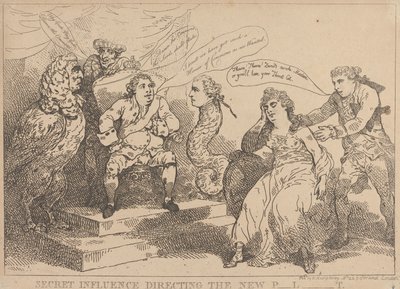 Une influence secrète à la tête du nouveau Parlement - Thomas Rowlandson