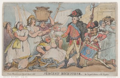 Sergent recruteur - Thomas Rowlandson