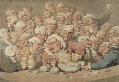 Servir du punch - Thomas Rowlandson