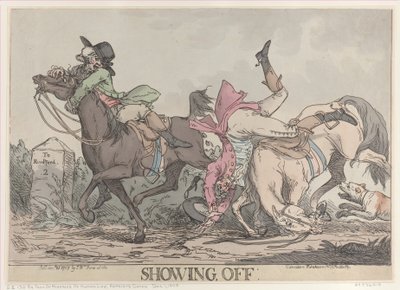 Faire le malin, 25 mars 1787 - Thomas Rowlandson