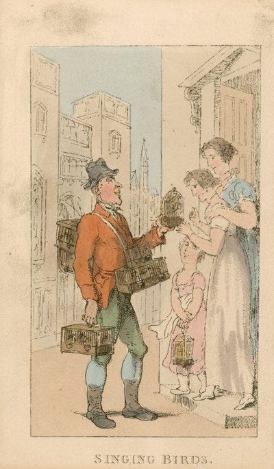 Oiseaux chanteurs - Thomas Rowlandson