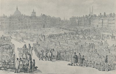 Marché de Smithfield - Thomas Rowlandson