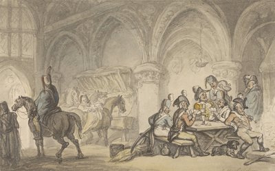 Des soldats faisant la fête dans une auberge - Thomas Rowlandson