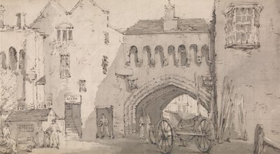 Southampton, le Watergate et le Globe Inn - Thomas Rowlandson