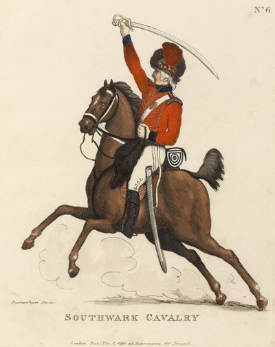 Cavalerie de Southwark, vers 1799 - Thomas Rowlandson