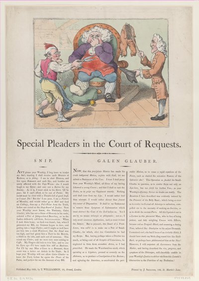 Plaideurs spéciaux à la Cour des requêtes, 28 mai 1802 - Thomas Rowlandson
