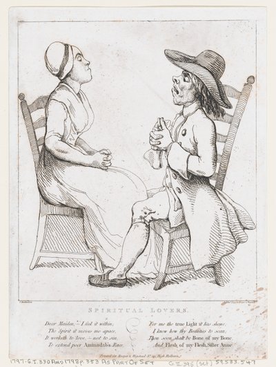 Amants spirituels - Thomas Rowlandson