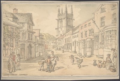 St. Austle, Cornouailles - Thomas Rowlandson