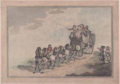 Diligence et six chevaux, 1786-93 - Thomas Rowlandson